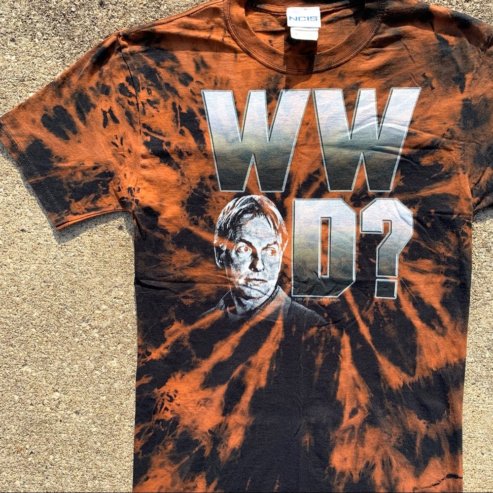 Vintage 2000s NCIS TV Promo Tie Dye Shirt RARE - Picture 2 of 5